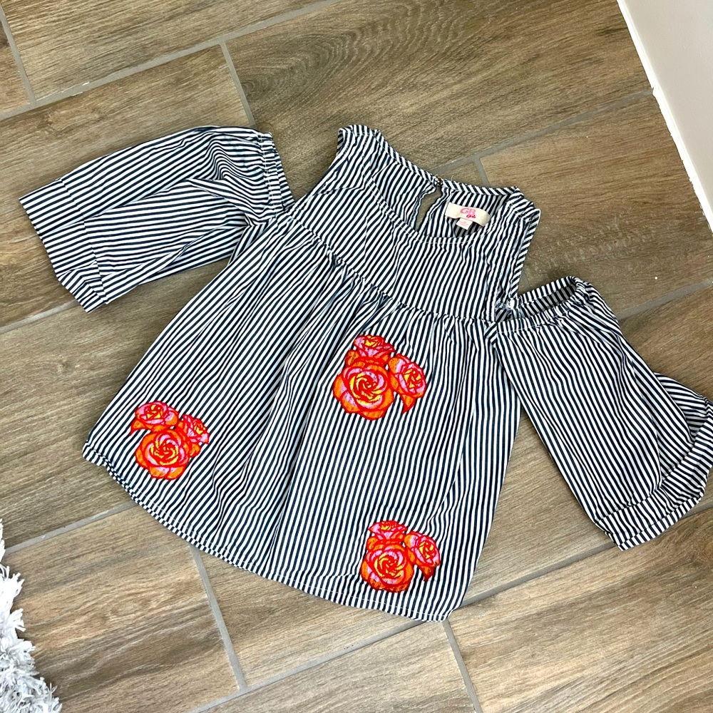 GB girls cold shoulder top